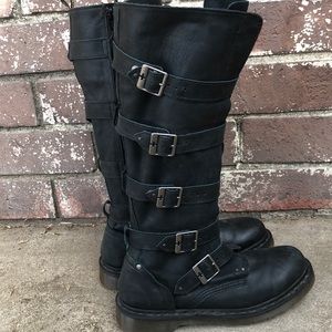 Doc Marten Women’s ZIP Up Combat Boot Real Leather